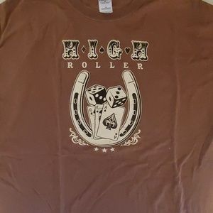 Mens High Roller shirt X Large new never worn